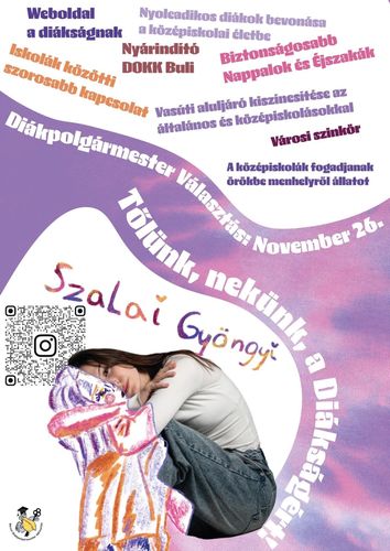 Diákpolgármester lett iskolánk tanulója!